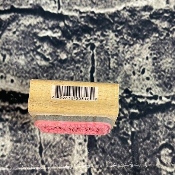 Katie & Co IT'S A SHOWER Rubber Stamp Wood - Picture 2 of 6